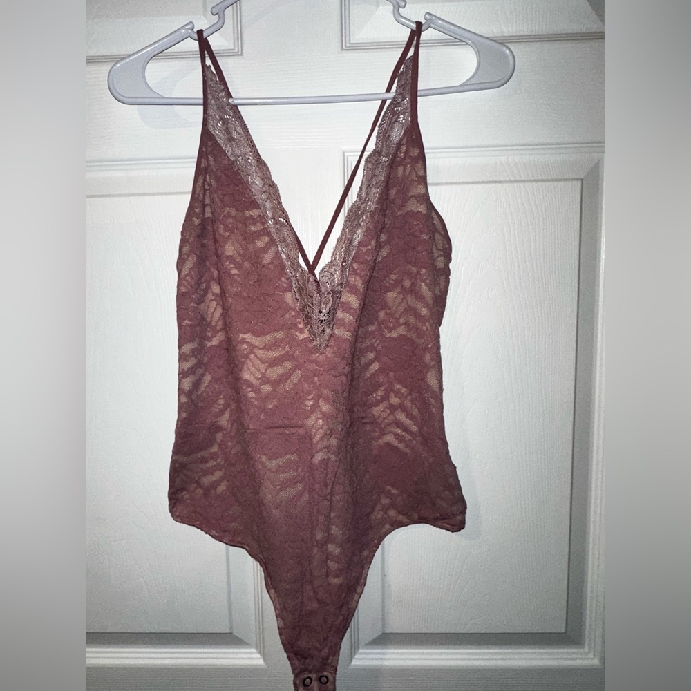Express Beige and Mauve Camisole
